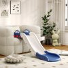 AIYAPLAY Sofa Slide, Indoor Toddler Slide with Extended Length for Bed, Stair, Easy to Assemble and Store, Blue