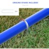 PawHut Dog Agility Equipment,4PCs Portable Dog Play Run Jump Obedience Training Set w/ Agility Bows, Carry Bag