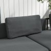 Outsunny 3 Pieces Garden Furniture Set, L Shaped 4 Seater Corner Sofa Set with Table and Cushions, HDPE, Outdoor Patio Sofa Set for Patio, Grey