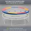HOMCOM 10FT Trampoline Pad, 305cm Trampoline Accessories Surround Safety Pad Foam Padding Pads Replacement Spare, Multi-Colour