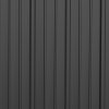 Outsunny 5ft x 3ft Lean to Garden Shed, Metal Outdoor Storage Shed with Single Lockable Door, Tool Storage Shed for Garden, Patio, Black