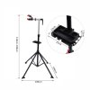HOMCOM Folding Bike Repair Stand Cycle Bicycle Bike Stand For Maintenance Display Rack with Tool Tray, Height Adjustable