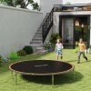 SPORTNOW Trampoline Replacement Mat with Eight Rows of Stitching, Spring Pull Tool, 42 V-Hooks, for 8ft Trampoline, Using 14cm Springs, Trampoline Jumping Mat, Orange