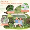 AIYAPLAY Kids Garden Swing Seat, Outdoor Swing Chair with Adjustable Canopy, Safety Belt, 2 Seater Hammock Swing Bench for Patio, Porch, Garden, Green