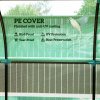 Outsunny 3 x 2 x 2m Polytunnel Greenhouse with Doors and Mesh Windows, Walk-in Grow House Tent with UV-resistant PE Cover and Steel Frame, Green