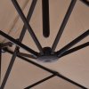 Outsunny 4.6m Large Garden Parasol Double-Sided Sun Umbrella Patio Market Canopy Shade Outdoor Tan - NO BASE