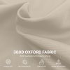 Outsunny Parasol Cover, 600D Oxford Cantilever Umbrella Cover Fit for 2-4m Parasol, Banana Umbrella Protector with Zipper for Outdoor Garden, Patio, White