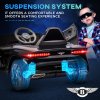 HOMCOM Bentley Bacalar Licensed, 12V Kids' Electric Ride-On with Remote Control, Battery Powered Electric Car for Kids with Suspension Wheels, Horn, Lights, for Ages 3-5 Years - Black