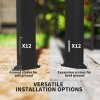 Outsunny 3 x 3(m) Garden Pergola with Retractable Roof Canopy, Aluminium Pergola Kit Gazebo with Roller Shade, UPF30+ Sun Shade Shelter for Porch, Khaki