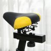 SPORTNOW Indoor Exercise Bike, Stationary Bike, Cycling Machine with Adjustable Seat and Resistance, Heart Rate Sensor, for Home Gym Workout, 8kg Flywheel, Yellow