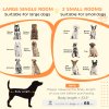 PawHut Dog Crate Furniture for Large Dog, Double Dog Cage for Small Dogs with Divider, Sliding Doors - Grey