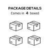 Outsunny 7 Pieces Patio Wicker Sofa Set, Outdoor PE Rattan Sectional Furniture Set w/ Acacia Table Top & Cushion for Garden, Backyard, Grey
