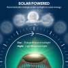Outsunny Rattan Solar Lamp, Garden Solar Lantern with Auto On/Off Light, IP44 Waterproof, Decorative Outdoor Rattan Lamp for Porch, Pathway, Dark Brown