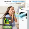 HOMCOM 5000 BTU Air Conditioning Unit, 3-in-1 Portable Air Conditioner, Dehumidifier, Cooling Fan with 2 Speeds, 24H Timer, Remote Control, Digital Display, Window Venting Kit, 18m²