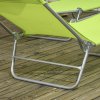 Outsunny Set of 2 Outdoor Foldable Sun Loungers, Adjustable Backrest Garden Recliner Sun Lounger Chair with Headrest Pillow, Green