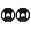 SPORTNOW Olympic Weight Plates Set, Metal and Rubber Bumper Plates Weights Discs with 2