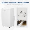 HOMCOM 12000 BTU Air Conditioning Unit, 3-in-1 Portable Air Conditioner, Dehumidifier, Cooling Fan with 3 Speeds, Remote Control, LED Display, 24H Timer, Window Venting Kit, Children Lock, 35m²