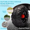 AIYAPLAY Kids Quadbike, 12V Electric Ride on ATV with 4 Wheels Spring Suspension, LED Light, Music, MP3, 5KM/H Battery Powered, for Ages 3-5 Years, White