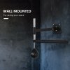 HOMCOM Wall Mount Fast-Reflexes Speed Bag Boxing, Height Adjustable Punching Bag, MMA, Martial Arts and Boxing Equipment for Training at Home