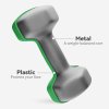 SPORTNOW Dumbbells Set with Carry Storage Rack, Set of 6 Weights for Home Gym, Kettlebell Training Weight Lifting Exercise, 2 x 1kg, 2 x 3kg, 2 x 5kg, Grey