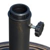 Outsunny 11.5kg Garden Parasol Base, Round Heavy Duty Umbrella Stand Holder, Resin Parasol Stand for 38mm or 48mm Outdoor Umbrella Poles, Bronze Tone