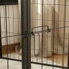 PawHut Dog Pen 6 Panels Puppy Pen Heavy Duty Pet Playpen for Indoor Outdoor for Dogs, Rabbits, Ducks 100cm High