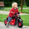AIYAPLAY Kids Ride On Car, Foot To Floor Sliding Baby Car, Push Along Car with Music, Bubble, for Toddler from 2 to 5 Years Old - Black
