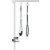 PawHut Foldable Pet Grooming Arm w/ Clamp 30 Inch Height Adjustable, Dog Grooming Loop, Two No Sit Haunch Holders for Small Medium Dogs, Sliver