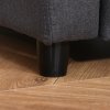 HOMCOM Kids Armchair Children Recliner Sofa Lounger Chair with Footrest for Playroom Bedroom Living Room, Grey