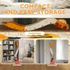 AIYAPLAY Kids Slide, Indoor Toddler Sofa Slide with Extended Length for Bed, Stairs, Easy to Assemble and Store, Yellow
