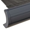 Outsunny 3.5 x 3 m Electric Awning with Remote Controller, Aluminium Frame DIY Retractable Awning, UV50+ Sun Shade Canopy for Garden Patio Deck Door Window, Grey