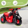 AIYAPLAY Kids Ride On Car, Foot To Floor Sliding Baby Car, Push Along Car with Music, Bubble, for Toddler from 2 to 5 Years Old - Black