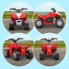 AIYAPLAY Honda Licensed Kids Electric Quad Bike, 6V Ride On Car ATV Toy, with LED Light, Horn, for 1.5-3 Years, Red