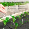 Outsunny 2m x 90m Weed Control Membrane, Heavy Duty Weed Control Barrier Fabric, 90gsm Ground Cover for Patios, Garden, Flower beds, Landscaping