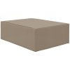 Outsunny 600D Oxford Outdoor Garden Furniture Sofa Set Cover, Waterproof Anti-UV Rattan Sun Lounger Protection Protector Cover, 275L x 205W x 90Hcm, Beige
