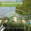 Outsunny 6 x 3(m) Walk-in Polytunnel Greenhouse with Upgraded Structure, 2 Hinged Doors, 8 Mesh Windows, Tunnel Warm House Tent with UV-resistant PE Cover, Green
