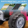 AIYAPLAY Honda Licensed Kids Electric Quad Bike, 6V Ride On Car ATV Toy, with LED Light, Horn, for 1.5-3 Years, Pink