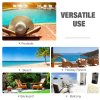 Outsunny Double Rattan Sun Lounger, Garden Daybed with 5-Level Adjustable Backrest, Outdoor Lounge Sunbed with Cushion and Pillows, 2 Seater Wicker Patio Furniture, Grey