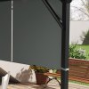 Outsunny 2 PCS Pergola Canopy Replacement, 4.9 x 1.2m UV Protection Pergola Cover, Easy to Install, for 3 x 3(m) Pergola, Dark Grey