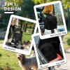 PawHut Dog Pram Dog Stroller 3 in 1 Pet Pushchair Detachable Design with Universal Wheels, Brake for Small Miniature Dogs - Black