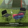 Outsunny 5-6 Man Dome Camping Tent Hiking Shelter UV Protection 3000mm Water Resistant Tunnel Tent - Grey