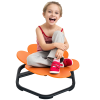 AIYAPLAY Sensory Spinning Chair, Kids Swivel Chair for Coordination, Balance, Orange