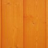 Outsunny Wooden Outdoor Storage Shed, Compact Utility Outdoor Tool Shed with Lockable Double Doors and Shelves, Orange