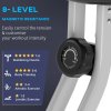 HOMCOM Folding Exercise Bike, Fitness Bicycle Indoor Trainer, 8-Level Magnetic Resistance Adjustable, with LCD Monitor, Pulse Sensor, Grey