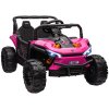 AIYAPLAY Kids Ride on Car, 12V Battery Powered Electric Truck with Remote Control, 4 Suspension Wheels, Horn, Lights, Music, USB, for Ages 3-5 Years, Pink