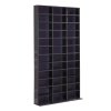 HOMCOM 1116 CD/ 528 DVD Storage Shelf Rack Media Storage Unit Shelves Racks Wooden Display Unit with 10 Adjustable Shelves