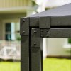 Outsunny 3 x 3 or 3x 6m Garden Gazebo with Extendable Awning and Wheels, UPF30+ Outdoor Metal Gazebo Canopy Shelter for BBQ, Event, Party