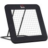 HOMCOM Football Rebounder Net with 5 Adjustable Angles, Foldable Football Kickback Target Goal for Garden Training Teaching