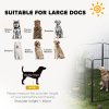 PawHut Dog Pen 6 Panels Puppy Pen Heavy Duty Pet Playpen for Indoor Outdoor for Dogs, Rabbits, Ducks 100cm High