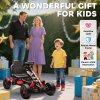 AIYAPLAY Pedal Go Kart, Ride on Racer with Freewheel System, Brake, Non-Slip EVA Wheels, Metal Frame, Go Kart for Kids Ages 3-6 Years, Red